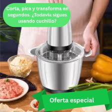 Picador Eléctrico Alimentos 4 Cuchillas
