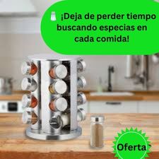 Codimentero Giratorio Acero Inoxidable