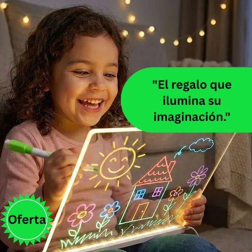 Pizarra LED Dibujos