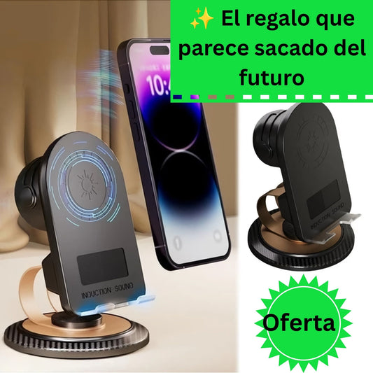 Soporte Teléfono Cargador Inalámbrico