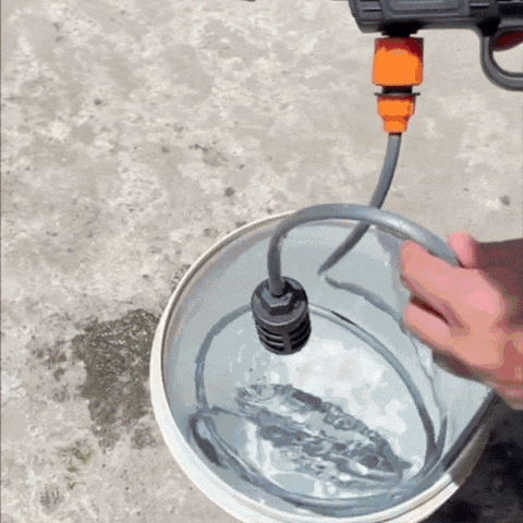 Hidrolavadora Portátil con Dos Baterías