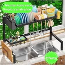 Escurridor de Platos sobre el Fregadero