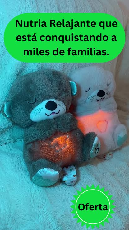 Nutria Peluche de Apego Respira bebe