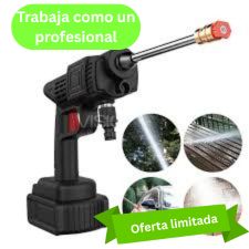 Hidrolavadora Portátil con Dos Baterías