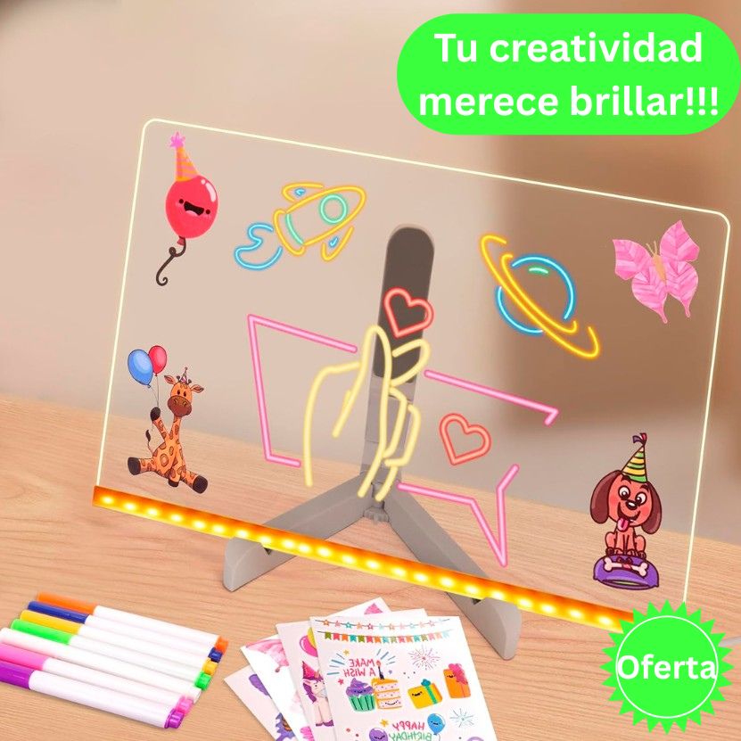 PIZARRA ACRÍLICA LED