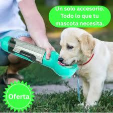 Botella Dispensadora 3 En 1 Para Mascota
