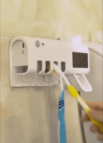 Dispensador de Pasta + Porta Cepillos UV