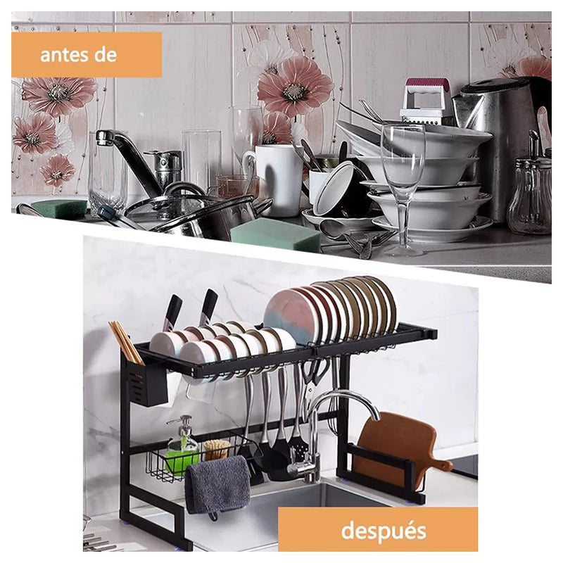 Escurridor de Platos sobre el Fregadero
