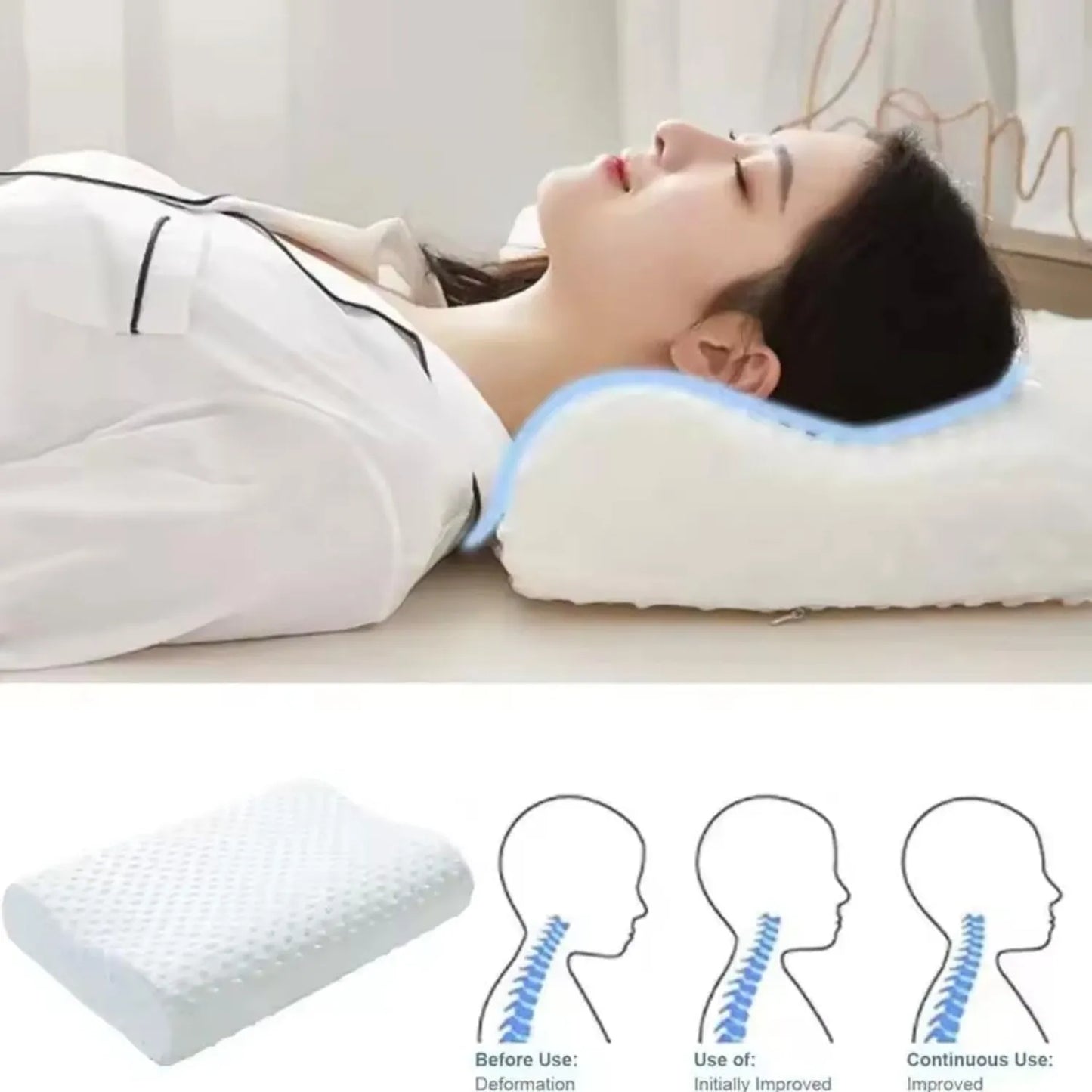 ALMOHADA CERVICAL VISCOSA