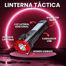 Linterna Con Martillo De Seguridad Y Aut
