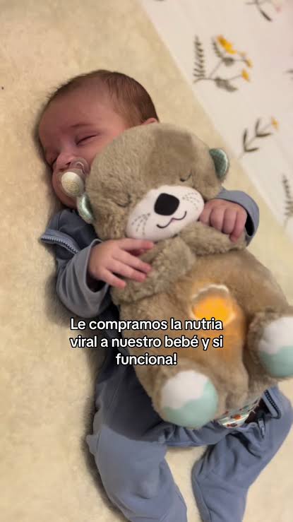 Nutria Peluche de Apego Respira bebe