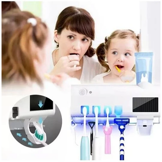 Dispensador de Pasta + Porta Cepillos UV